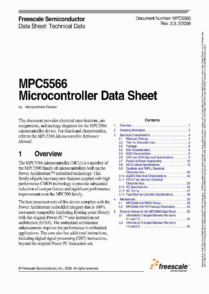 MPC5566MVR112_7716849.PDF Datasheet