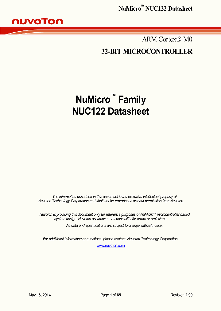 NUC122LC1AN_7717883.PDF Datasheet