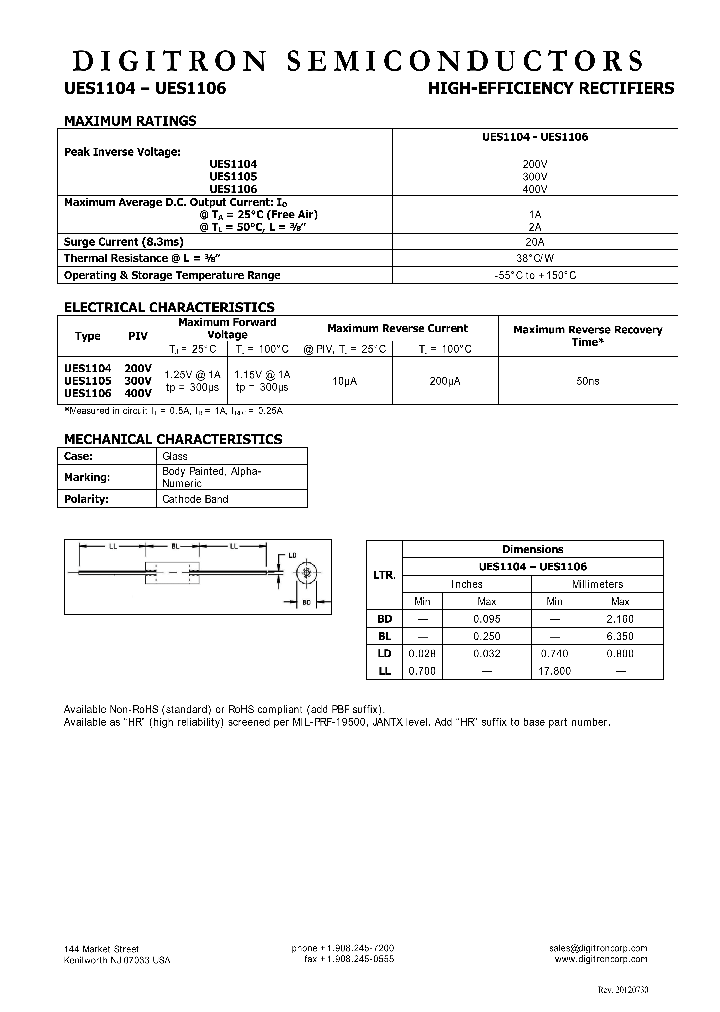 UES1105_7719583.PDF Datasheet