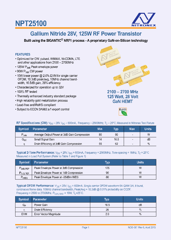 NPT25100_7726722.PDF Datasheet