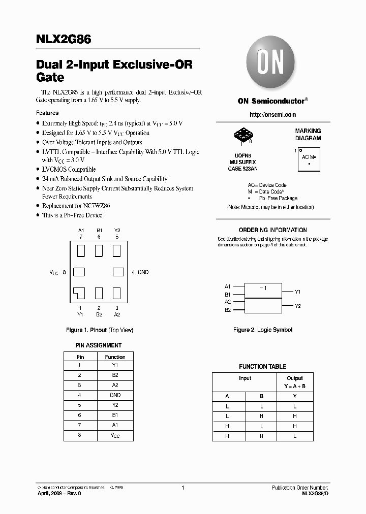 NLX2G86_7728671.PDF Datasheet