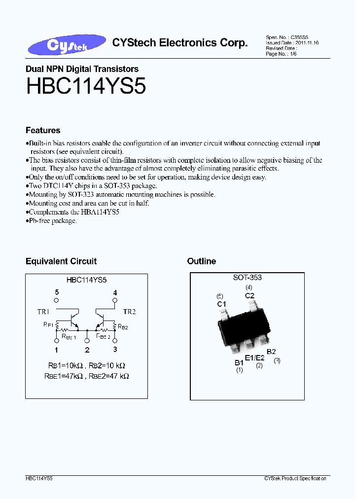 HBC114YS5_7730059.PDF Datasheet