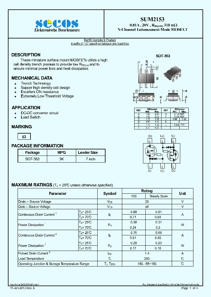 SUM2153_7731061.PDF Datasheet