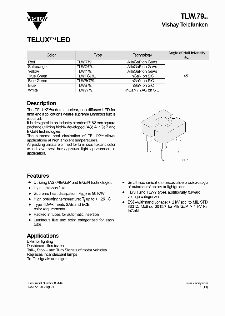 TLWY7900_7732233.PDF Datasheet