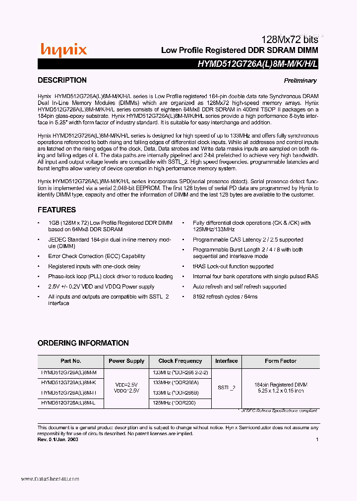 HYMD512G726AM8M-H_7738269.PDF Datasheet