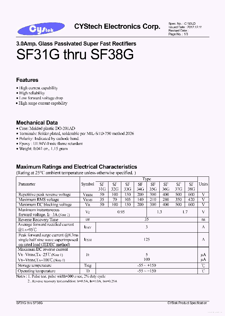 SF37G_7738974.PDF Datasheet