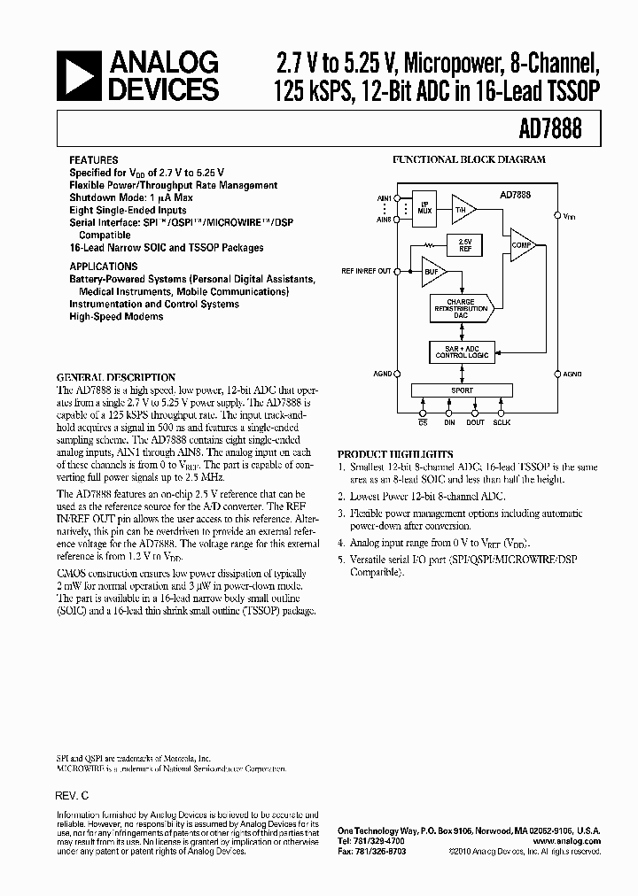 EVAL-AD7888CB_7765339.PDF Datasheet