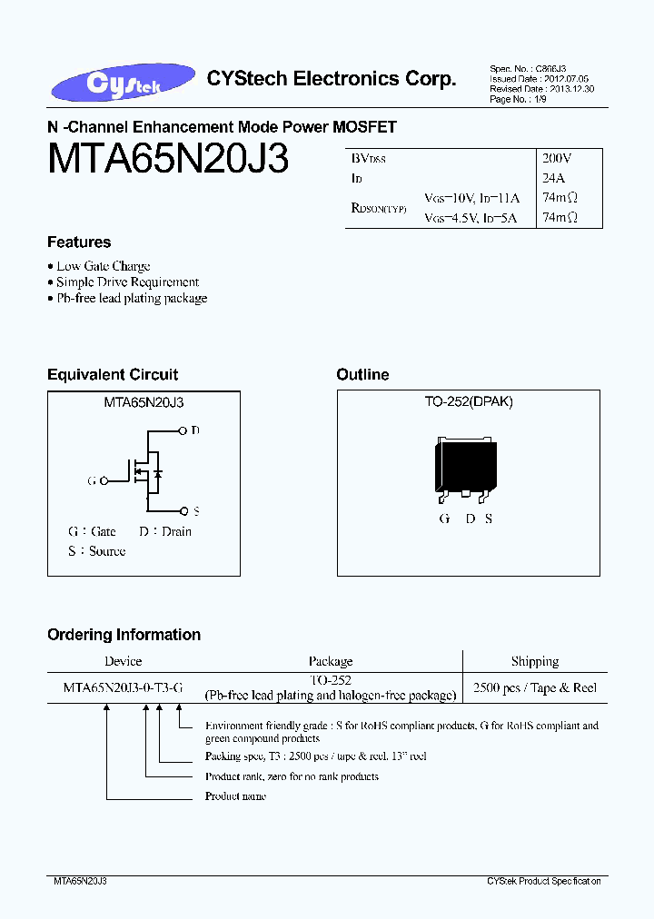 MTA65N20J3_7768697.PDF Datasheet