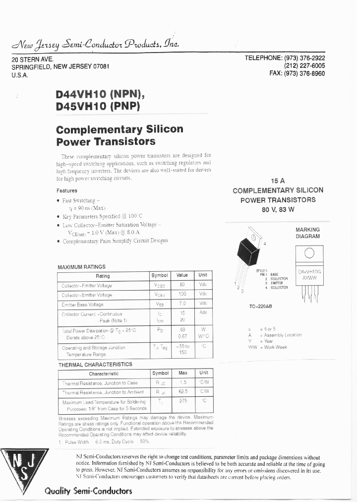 D44VH10NPN_7775519.PDF Datasheet