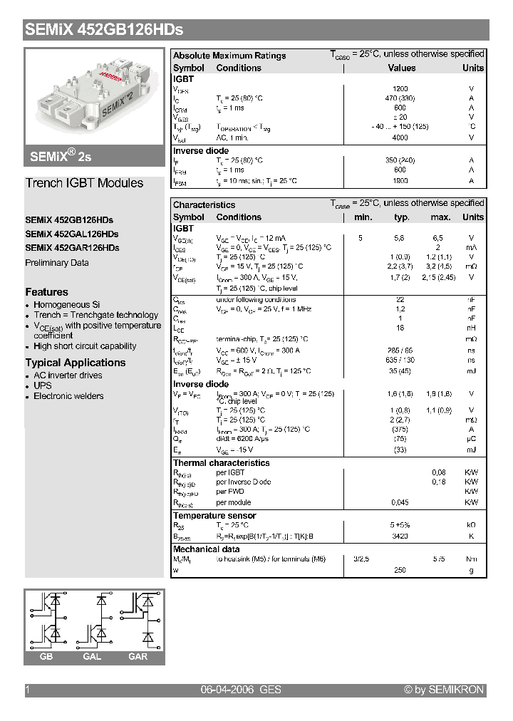 SEMIX452GAL126HDS_7777081.PDF Datasheet