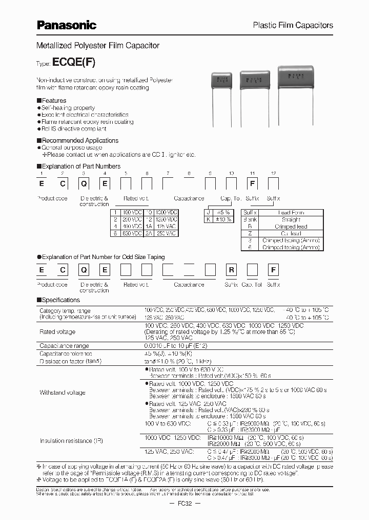 ECQE6182XF_7746010.PDF Datasheet