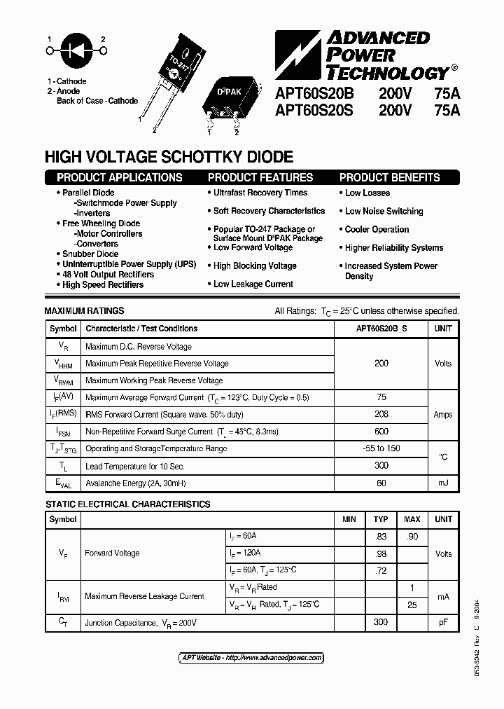 APT60S20B_7748539.PDF Datasheet