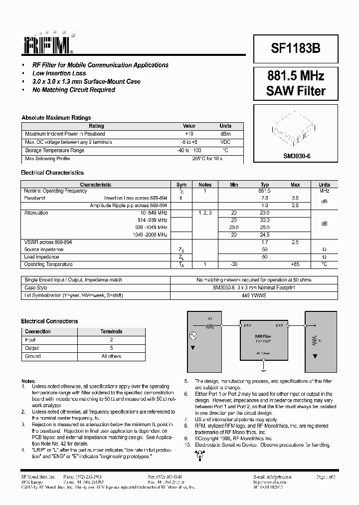 SF1183B_7778438.PDF Datasheet