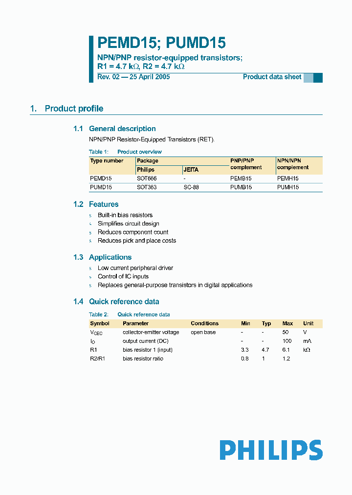 PEMD15_7808791.PDF Datasheet