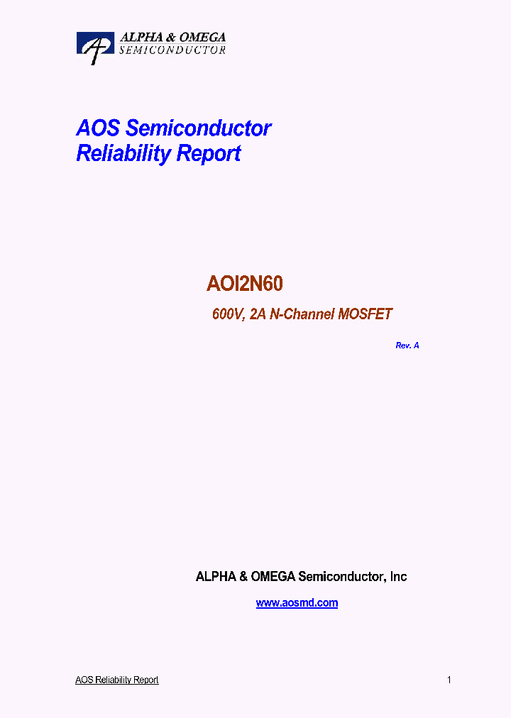 AOI2N60_7816944.PDF Datasheet