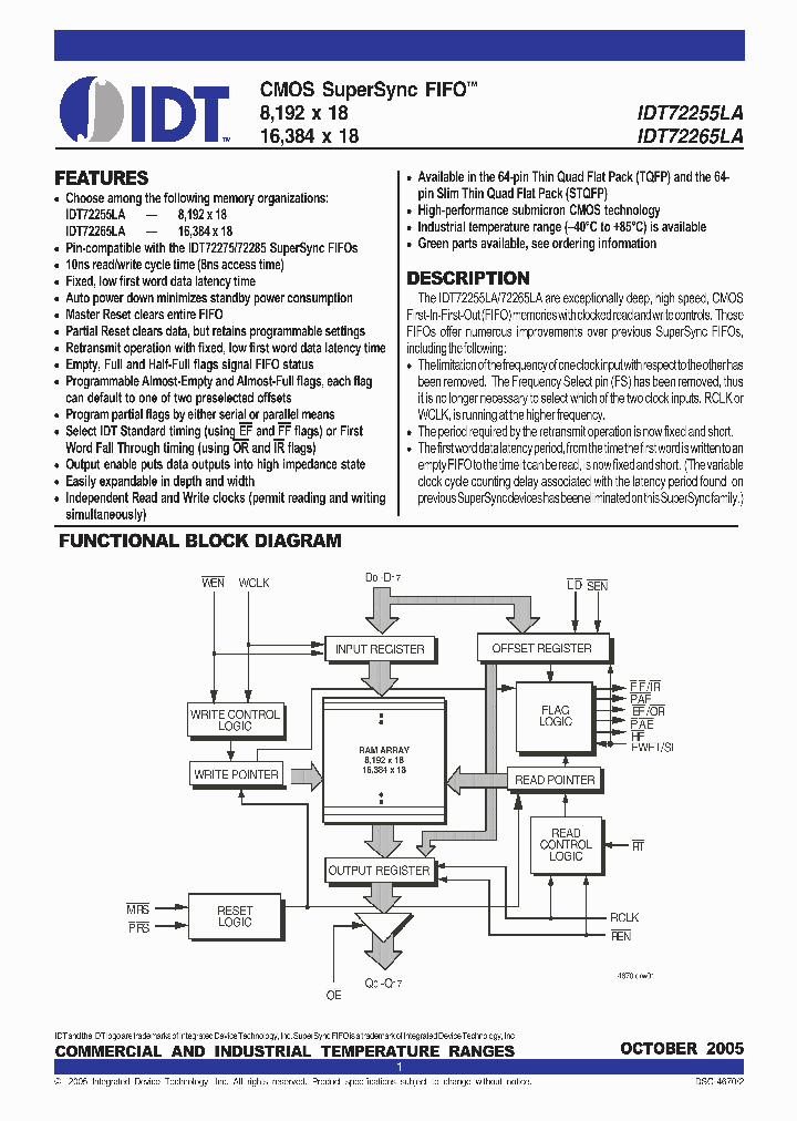 IDT72255LA10PFGI_7818496.PDF Datasheet