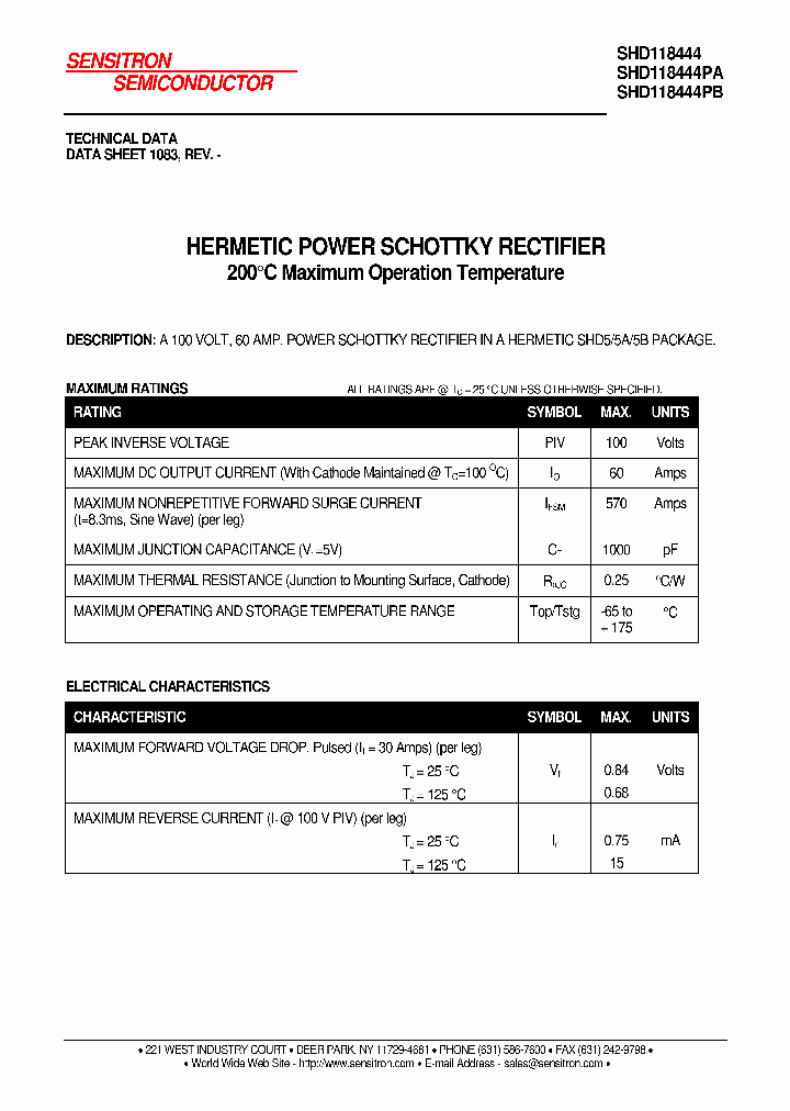 SHD118444PA_7795919.PDF Datasheet