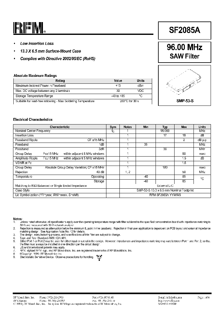 SF2085A_7789976.PDF Datasheet