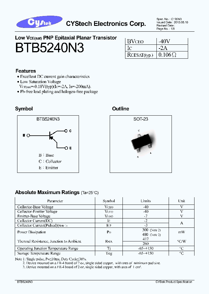 BTB5240N3_7785770.PDF Datasheet