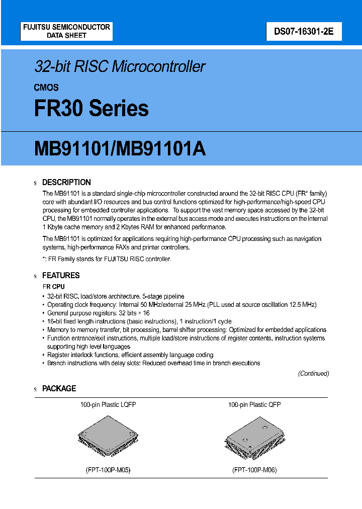 MB91101APF_7769785.PDF Datasheet