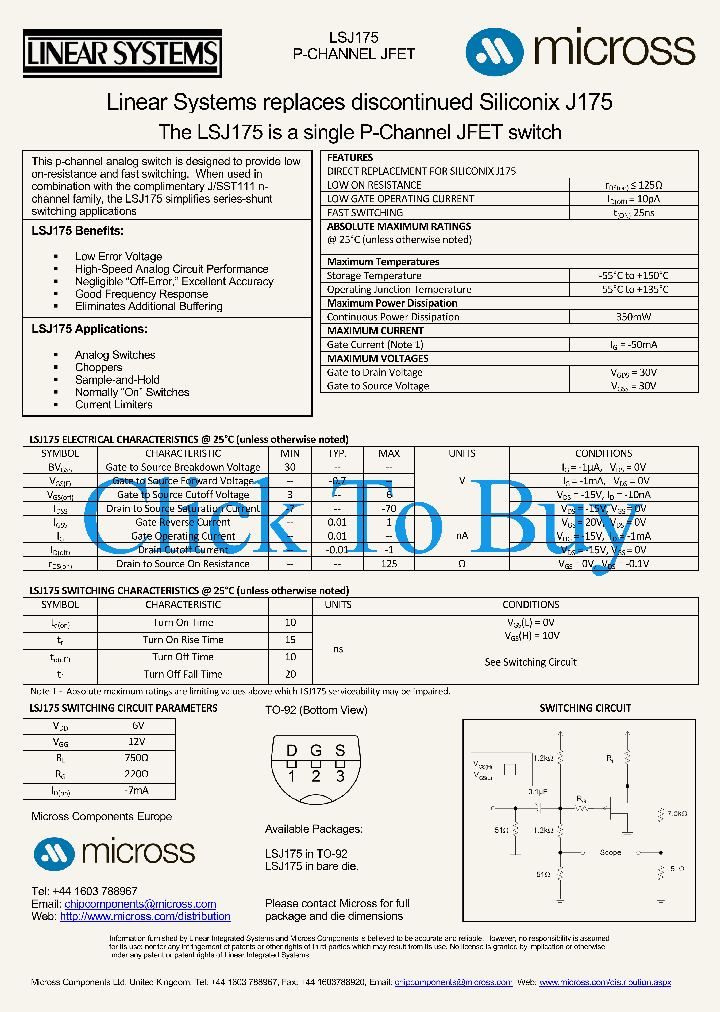 LSJ175TO-92_7786059.PDF Datasheet