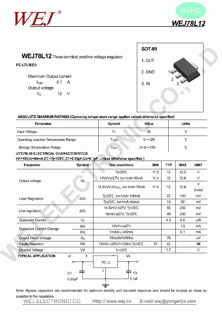 WEJ78L12-SOT-89_7826349.PDF Datasheet