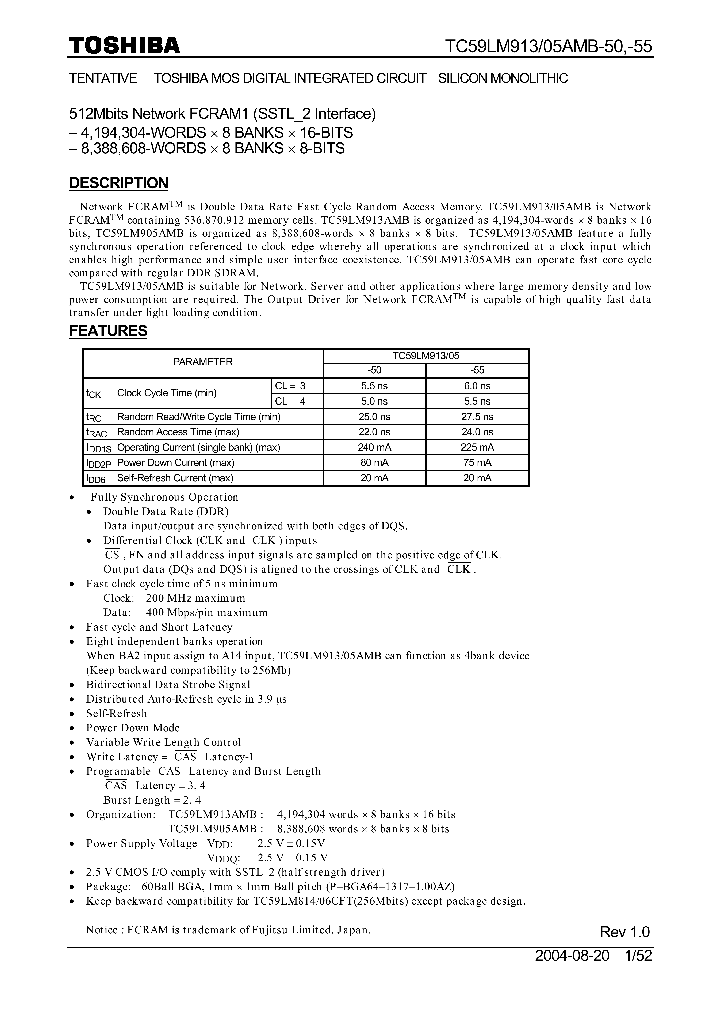 TC59LM905AMB_7829546.PDF Datasheet