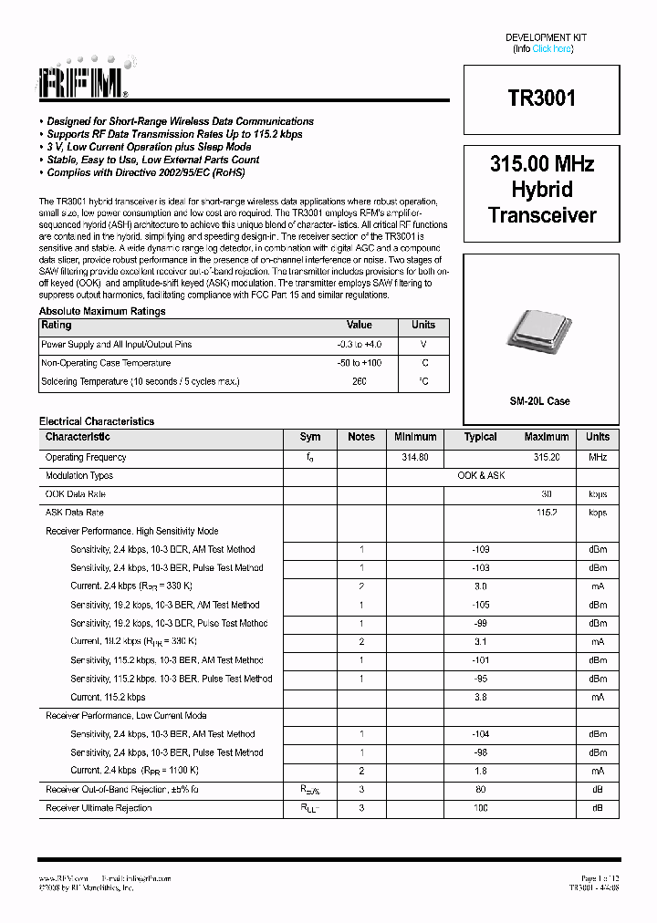 TR3001_7830785.PDF Datasheet