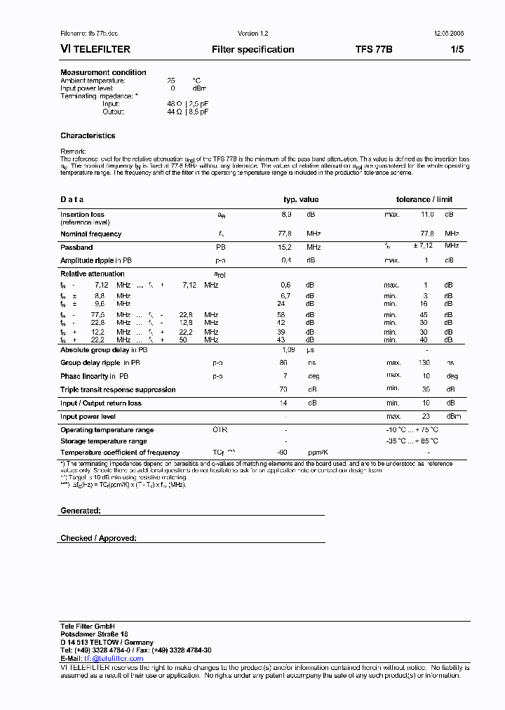 TFS77B_7832150.PDF Datasheet