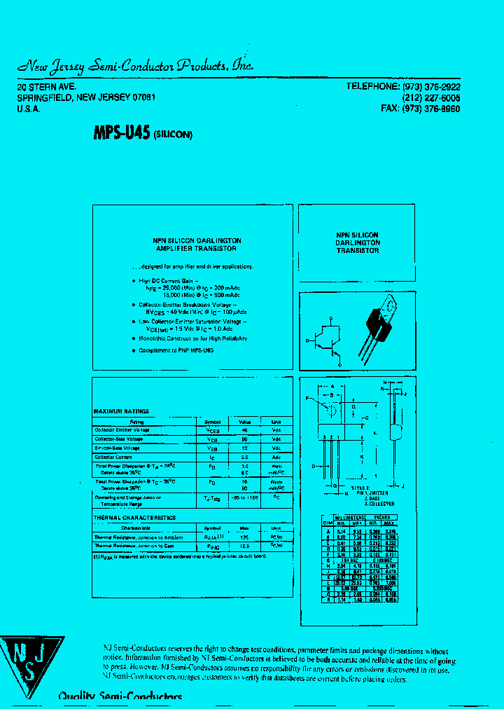MPSU45_7840424.PDF Datasheet