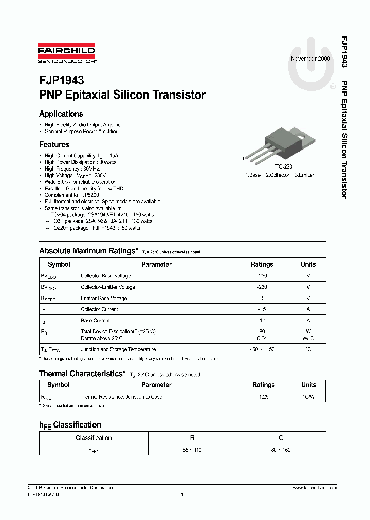 FJP1943RTU_7759722.PDF Datasheet