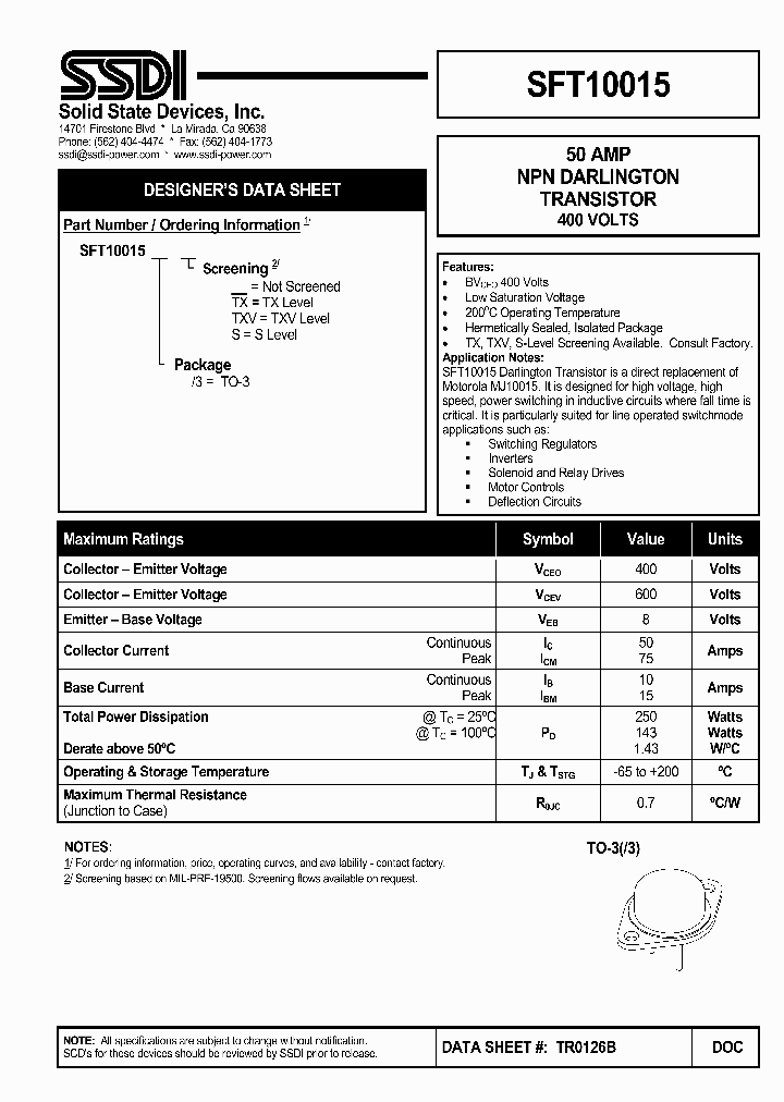 SFT10015_7851831.PDF Datasheet