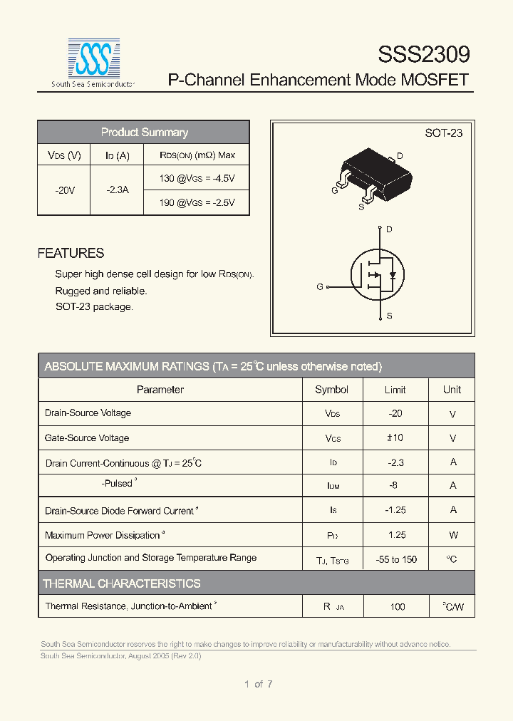 SSS2309_7762038.PDF Datasheet