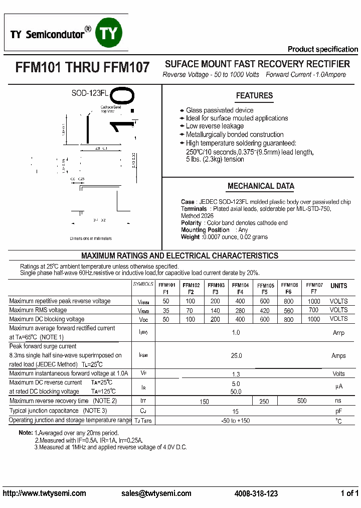 FFM101_7856637.PDF Datasheet