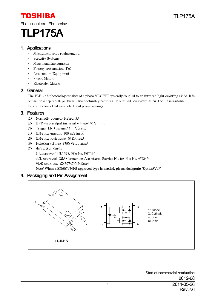 TLP175A_7861583.PDF Datasheet