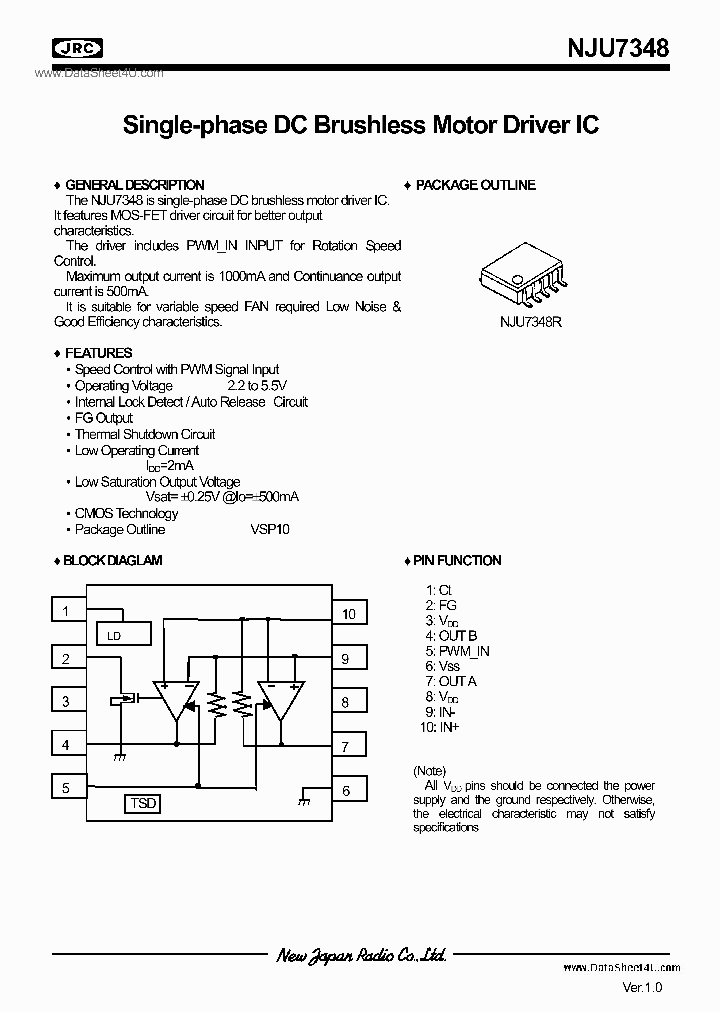 NJU7348_7766376.PDF Datasheet