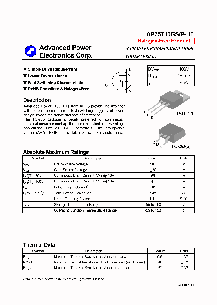 AP75T10GSP-HF14_7861279.PDF Datasheet