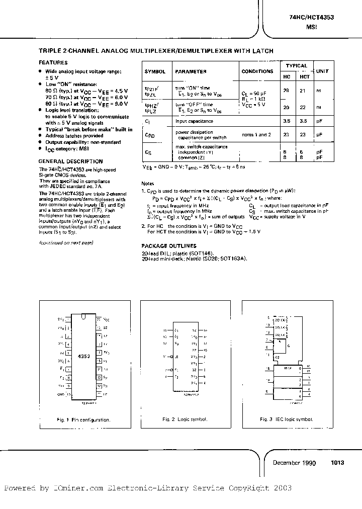 PC74HCT4353P_7823572.PDF Datasheet