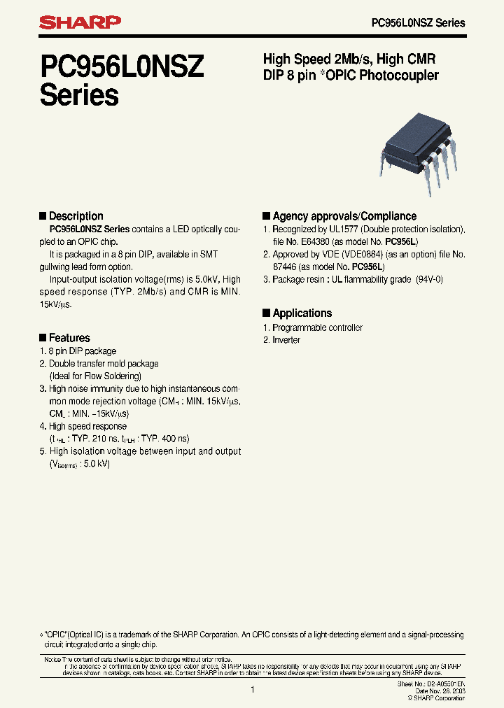 PC956L0NIP_7830906.PDF Datasheet