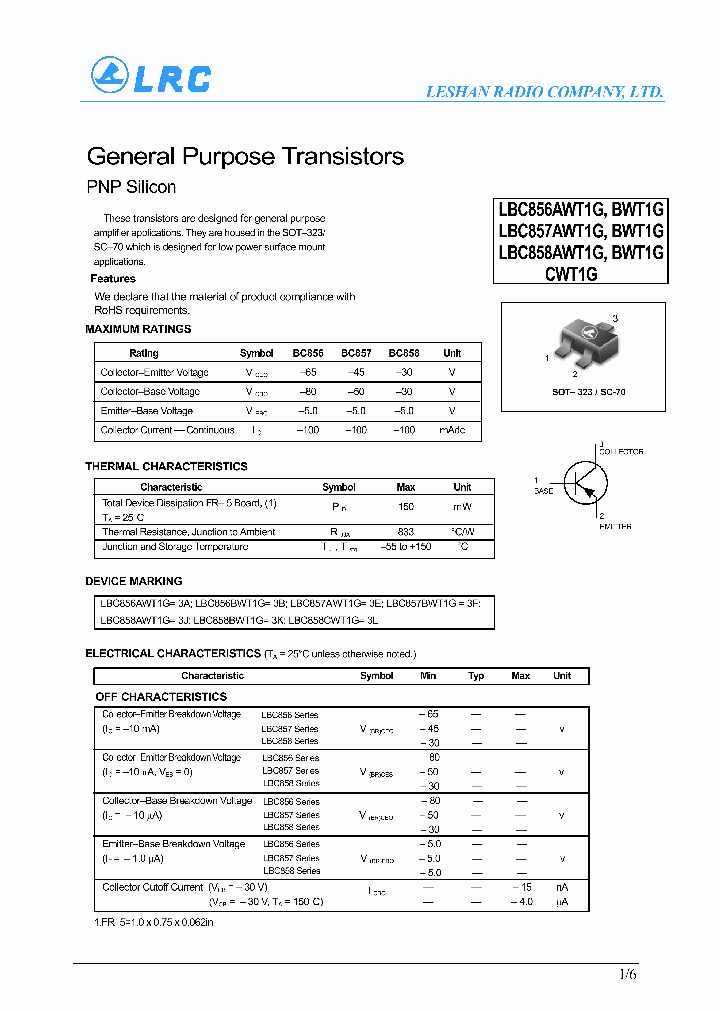 LBC858AWT1G_7875930.PDF Datasheet