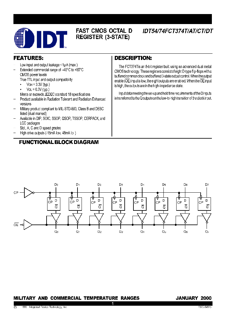IDT74FCT374DTP_7844431.PDF Datasheet