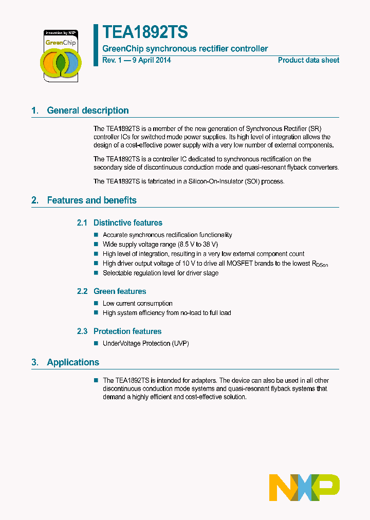 TEA1892TS_7883369.PDF Datasheet