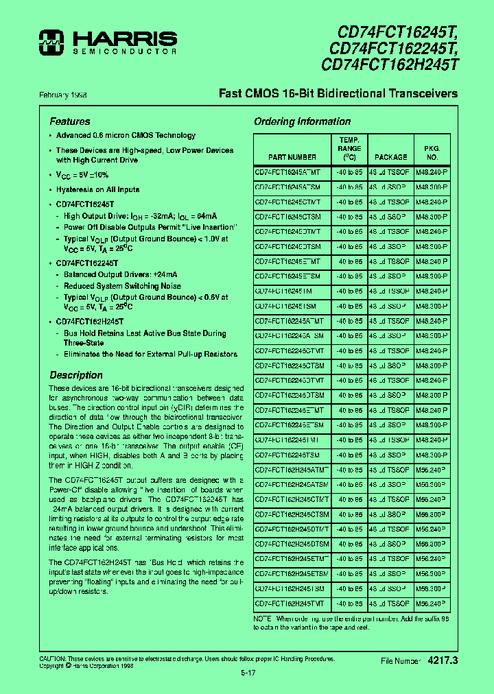 CD74FCT162245TSM96_7879369.PDF Datasheet