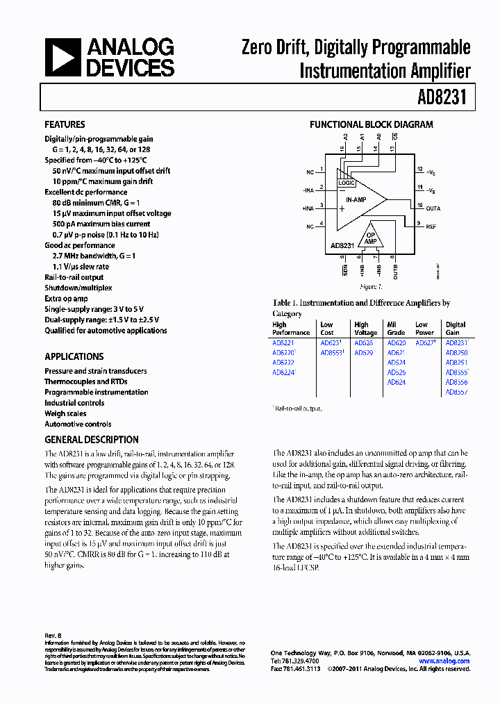 AD8231_7889601.PDF Datasheet