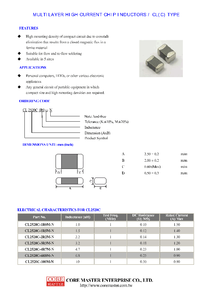 CL2520C-2R2M-N_7784758.PDF Datasheet