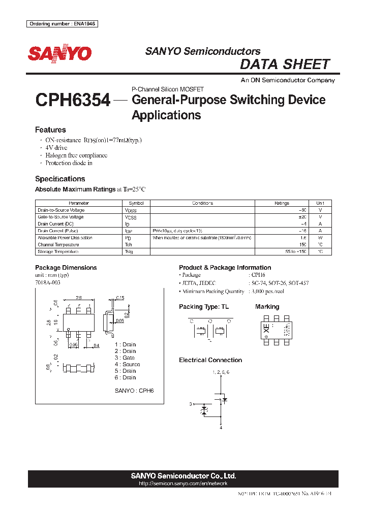 CPH6354_7903179.PDF Datasheet