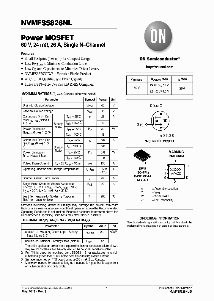 NVMFS5826NLWFT1G_7907428.PDF Datasheet