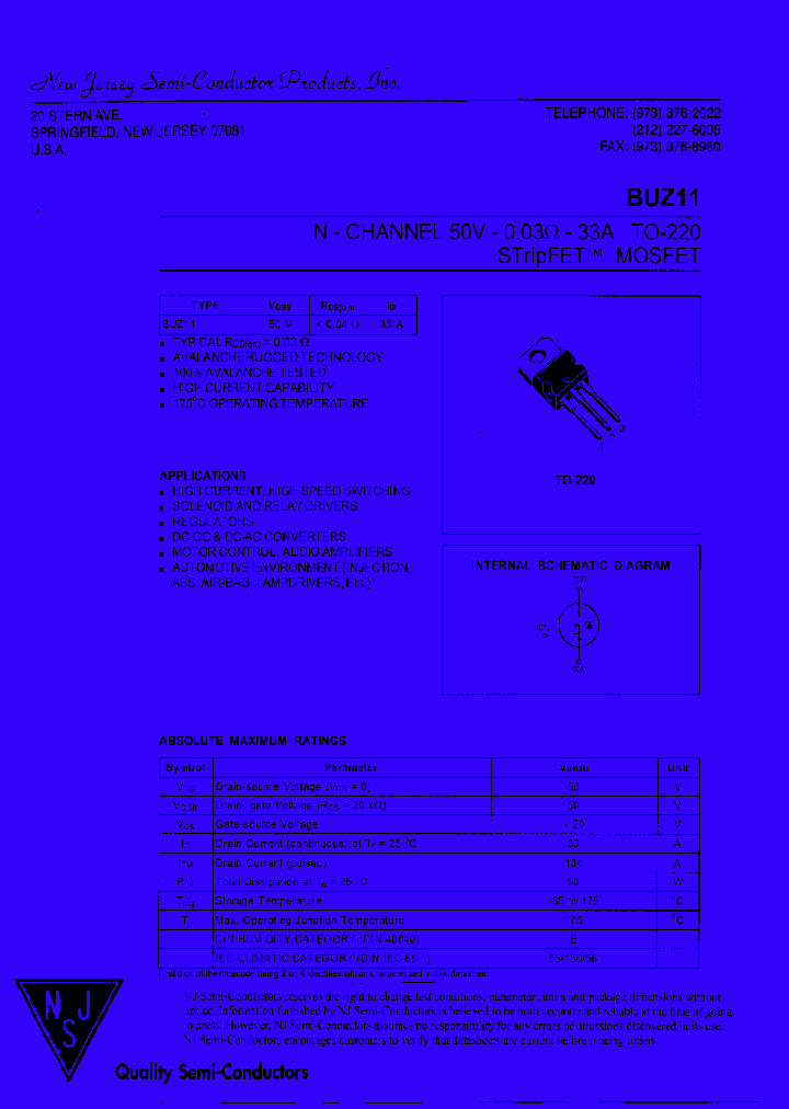 BUZ11_7913026.PDF Datasheet