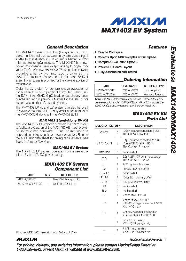 MAX1402EVC16_7916316.PDF Datasheet