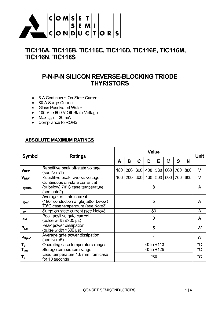 TIC116A12_7916498.PDF Datasheet